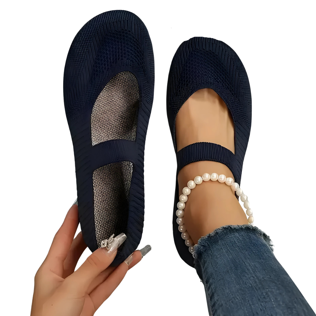 Damen Slip-On Schuhe | Leicht & Atmungsaktiv | Flache Sohle