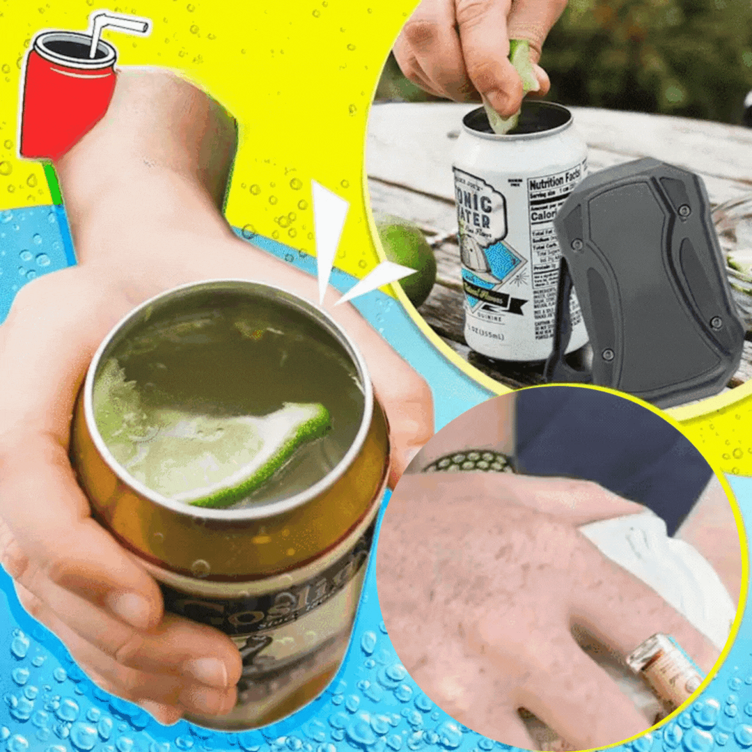 Dosenöffner | Deckellos | Tragbar & Sicher für Getränkedosen