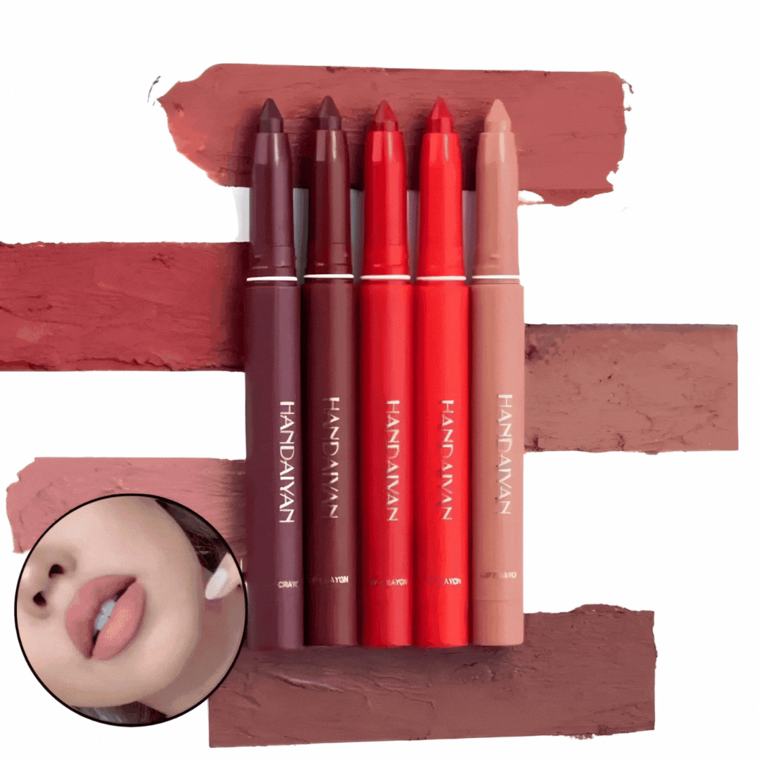 Lippenkonturenstift mit matter Farbe | Langanhaltend & feuchtigkeitsspendend | 2-in-1 Liner & Lippenstift