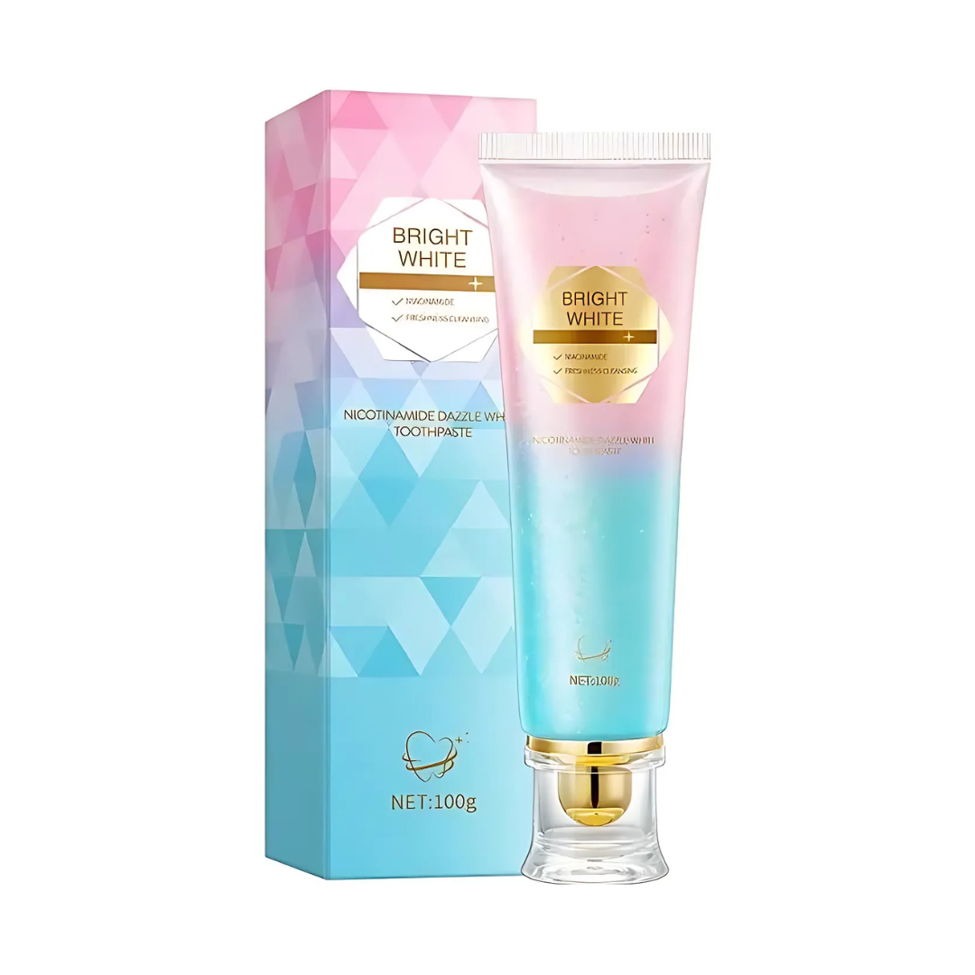 Niacinamid-Aufhellungszahnpasta | Aufhellung & Probiotika gegen Verfärbungen, Zahnfleischprobleme & Mundgeruch