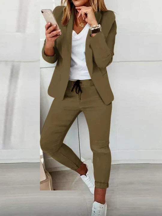 Ludovica | Schick Zeitlos Damen Blazer- und Hosenanzug