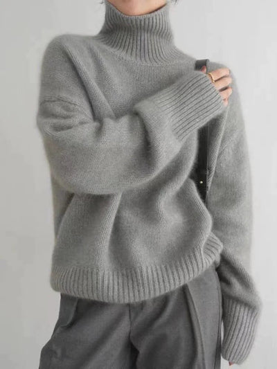 Karley | Weicher Rollkragenpullover aus Strick
