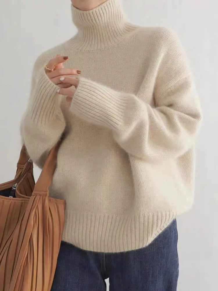 Karley | Weicher Rollkragenpullover aus Strick