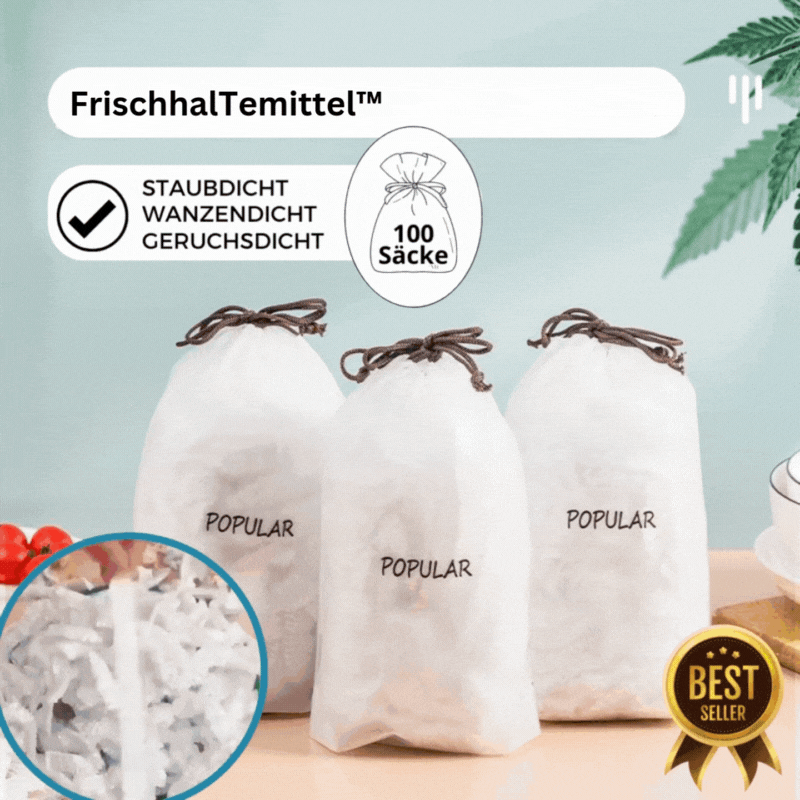 FrischhalTemittel™ Mühelose Lebensmittelkonservierung (100 Beutel)
