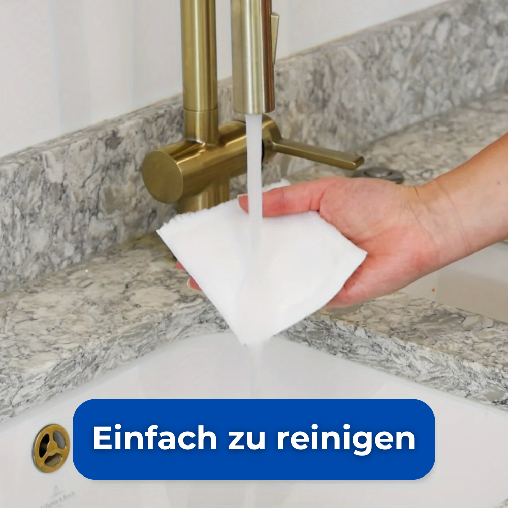 Reinigungsmopp mit flexiblem Griff | 360° verstellbarer Wischer | Für Ecken, Sockelleisten & schwer erreichbare Stellen