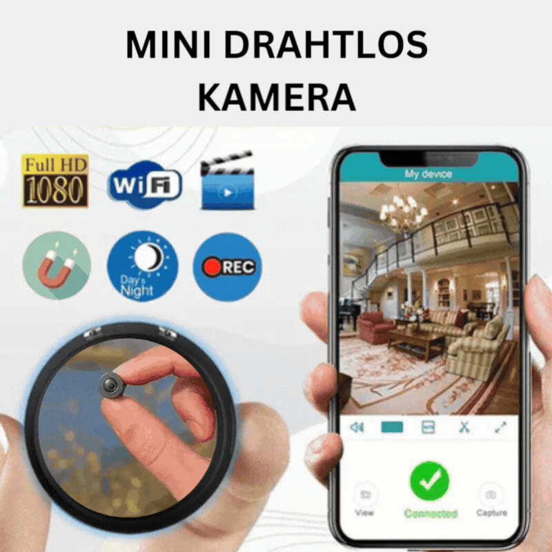 GeheimeKamera™ Mini Wireless Wifi Kamera 1080P HD
