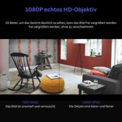 GeheimeKamera™ Mini Wireless Wifi Kamera 1080P HD