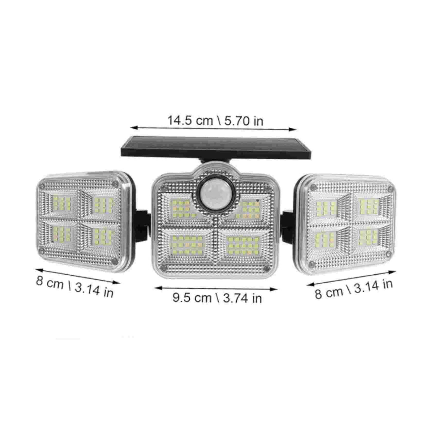 Solar LED Strahler mit Bewegungsmelder |200W Leistung | Wetterfest