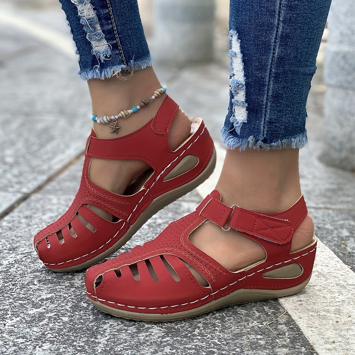 ElegantaStep™ – Elegante Geschlossene Damen Sandalen