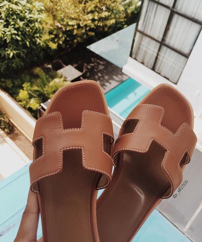Heidi - elegante und bequeme slipper sandalen für den sommer