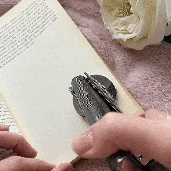 Personalisierter Buchprägestempel | Custom Book Embosser | Vintage Stil | Für Bücher, Umschläge & Sticker