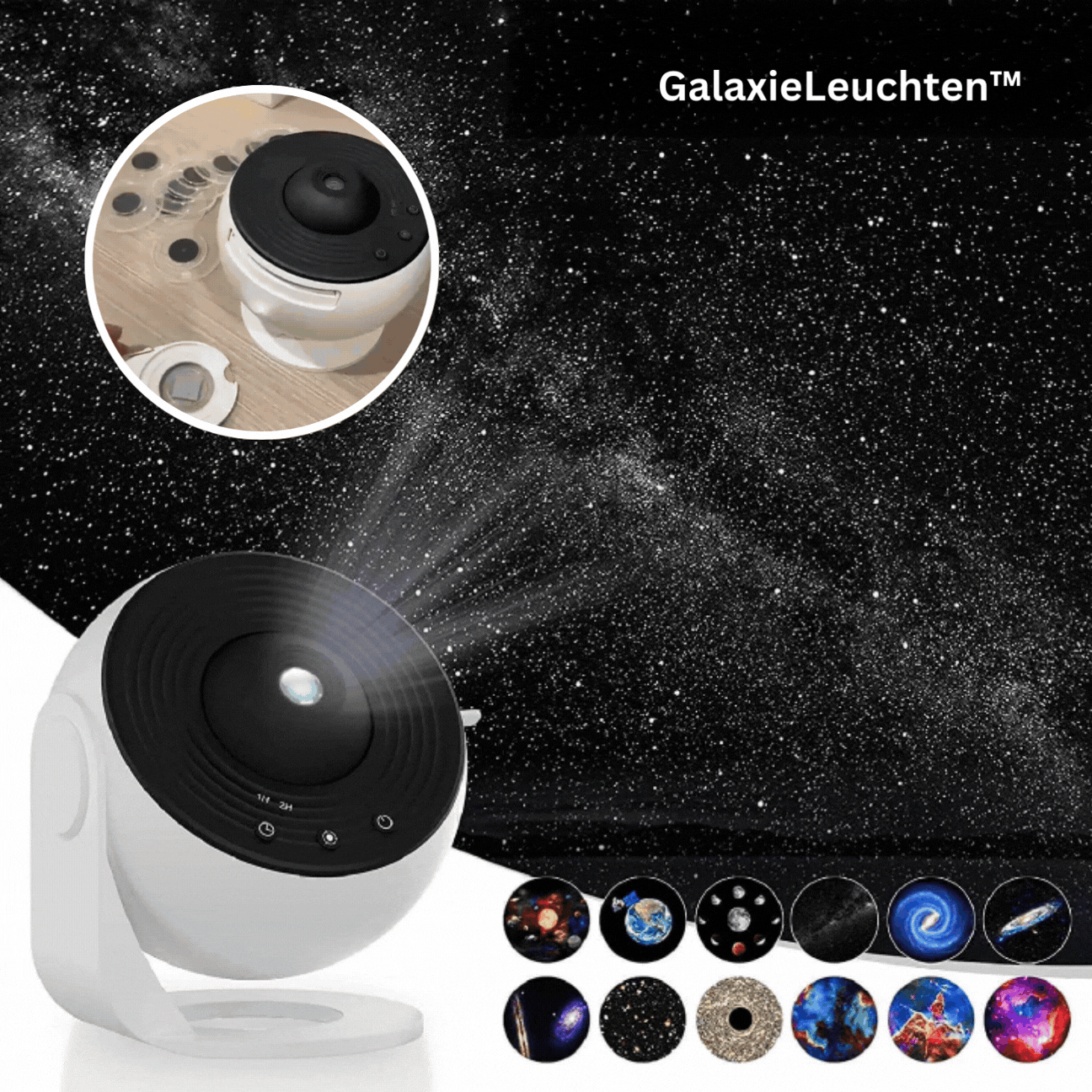 GalaxieLeuchten™ Sternenhimmel-Projektor