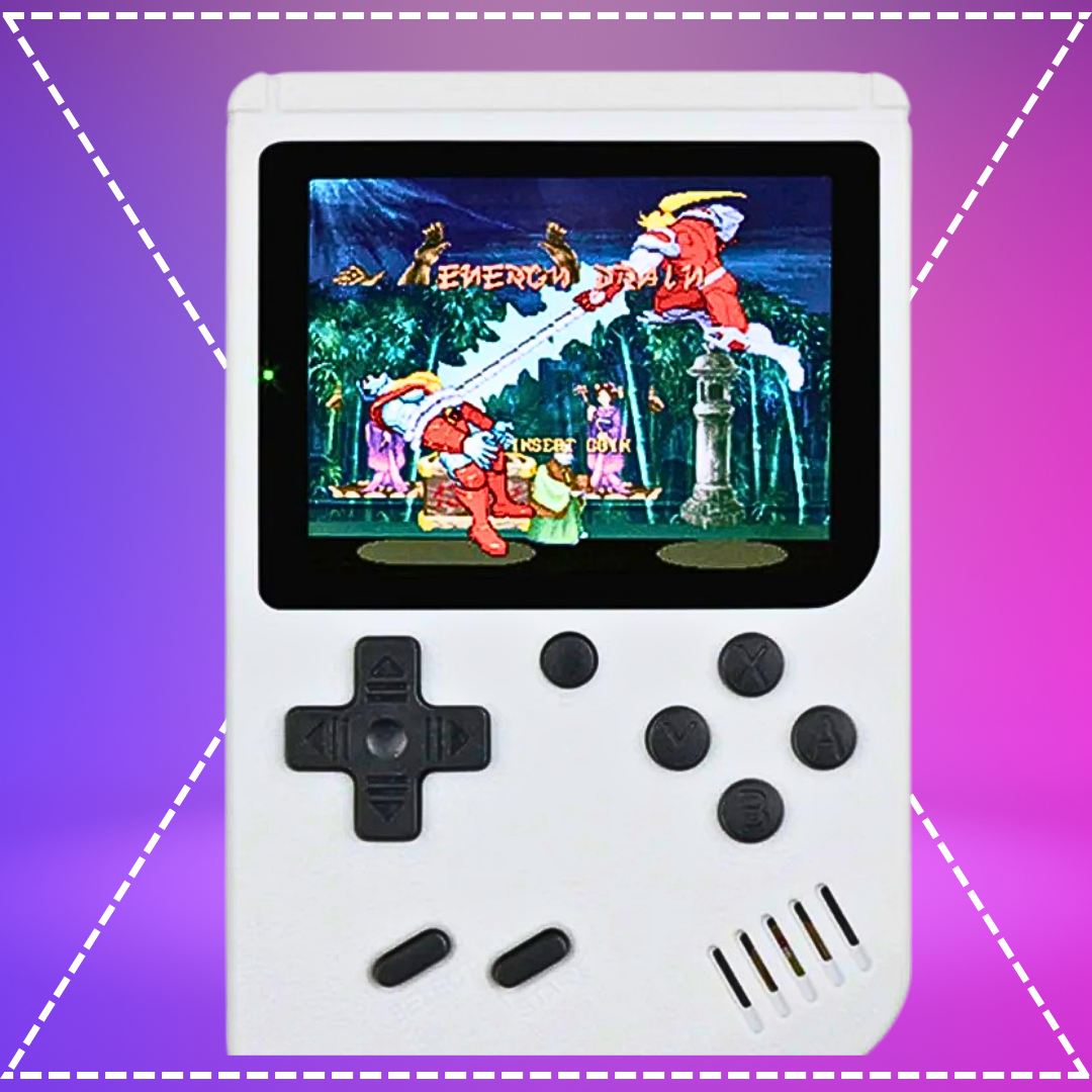 Retro Handgerät Spielkonsole | Klassische Arcade-Spiele | Tragbar & Kinderfreundlich