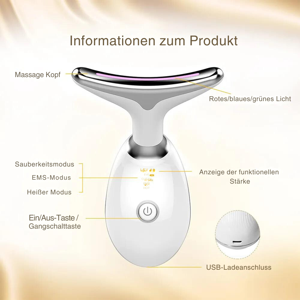 VerjüngungsKur™ Nacken- und Gesichtsmassagegerät