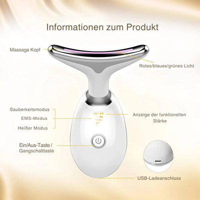 VerjüngungsKur™ Nacken- und Gesichtsmassagegerät
