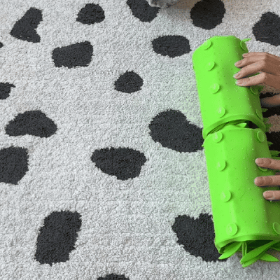 Langsamer Tierfutterspender Matte | Silikon Futterunterlage mit Saugfüßen | Fördert langsames Fressen & mentale Stimulation