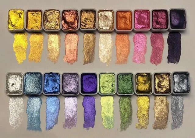 KunstPerlen™ Pulver Mineral Perlpigment Kunst Aquarell