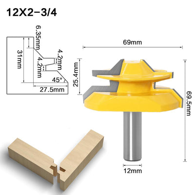 Holzfräser 45° | Präzise Holzverbindungen | Saubere Schnitte & Hohe Stabilität | Für Möbel & DIY