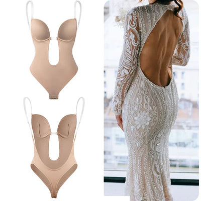NackteEleganz™ Rückenfreier Bodysuit-BH