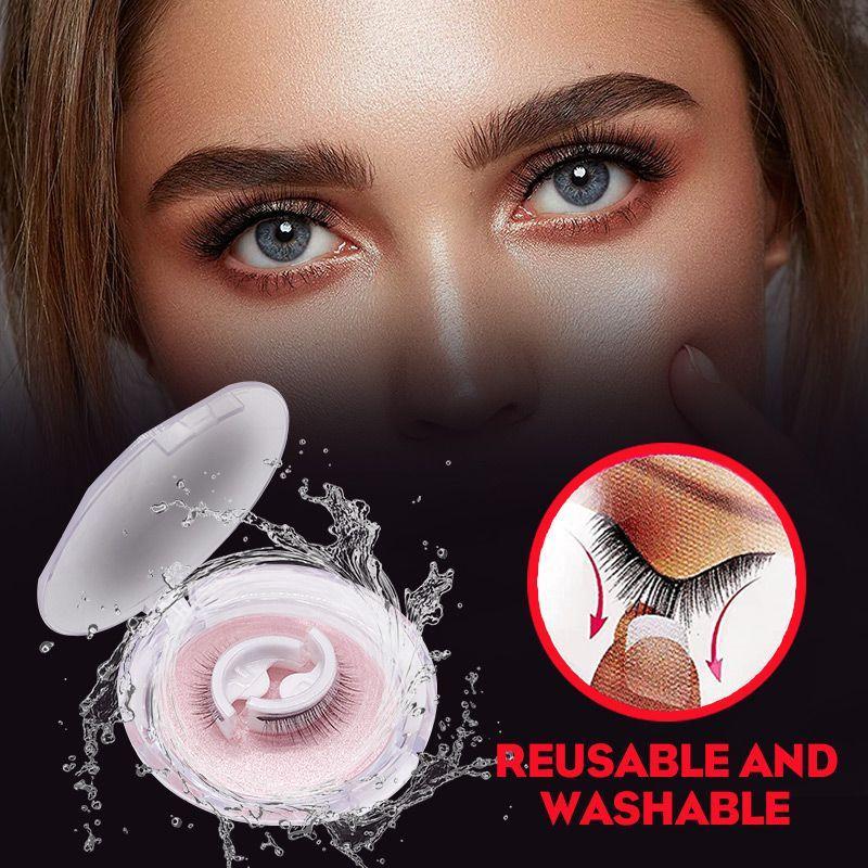 WimpernGlam™ Wiederverwendbare selbstklebende Wimpern