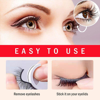 WimpernGlam™ Wiederverwendbare selbstklebende Wimpern