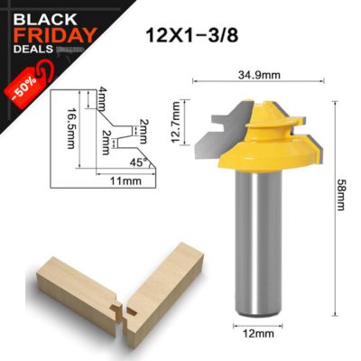 Holzfräser 45° | Präzise Holzverbindungen | Saubere Schnitte & Hohe Stabilität | Für Möbel & DIY
