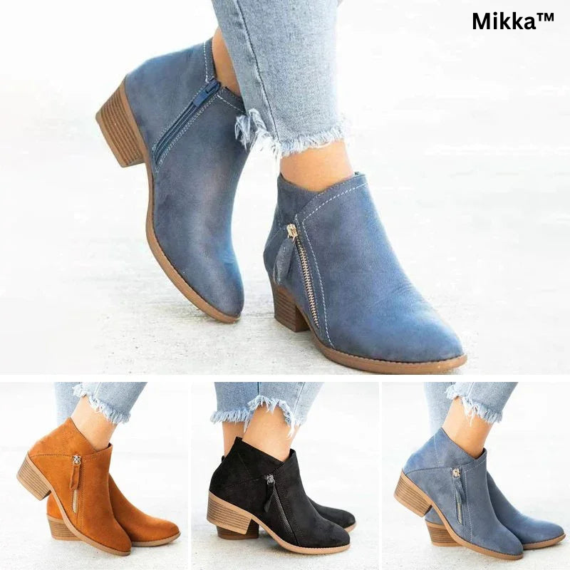 Mikka™ Hochwertiges Leder Stylische Stiefel