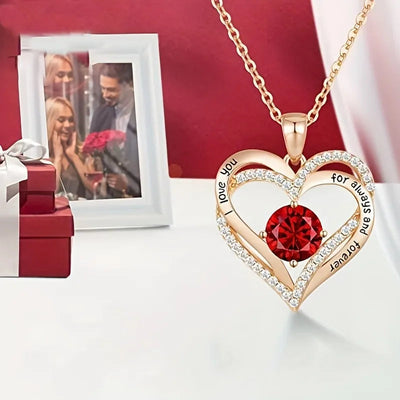 Kette mit Rosen-Geschenkbox