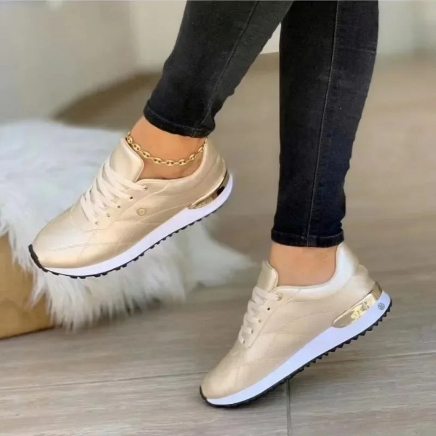 Damen Leder Sneaker