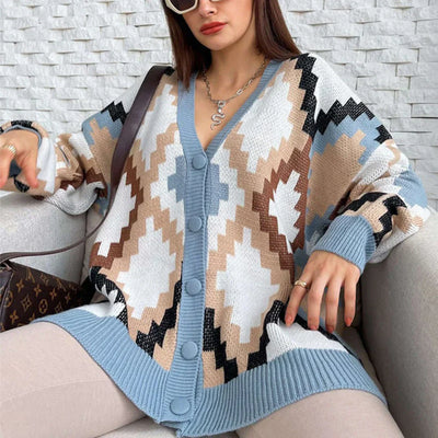 Charlotte | Bunte Strickjacke