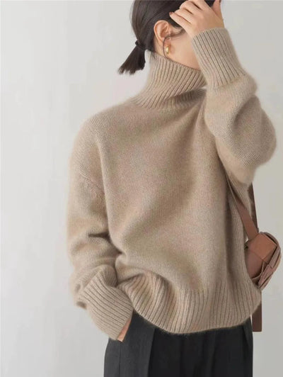 Karley | Weicher Rollkragenpullover aus Strick