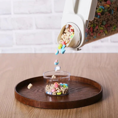 Vorratsbehälter luftdicht | Transparent & BPA-frei | Mit Ausgießer & Messbecher