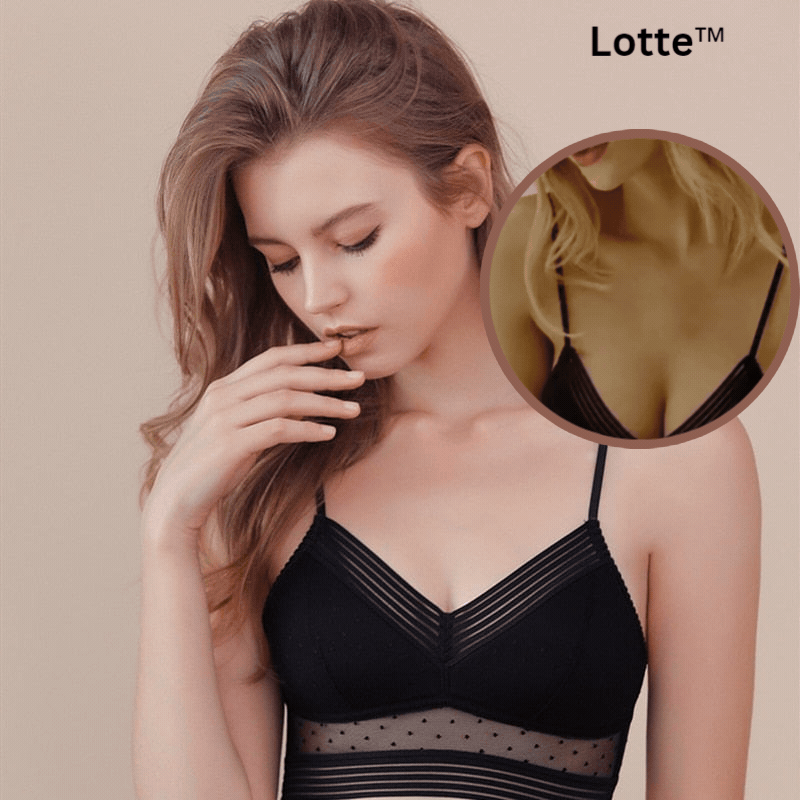 Lotte™ Polka Dot Lace Plunging Bra ( 1+2 Frei )