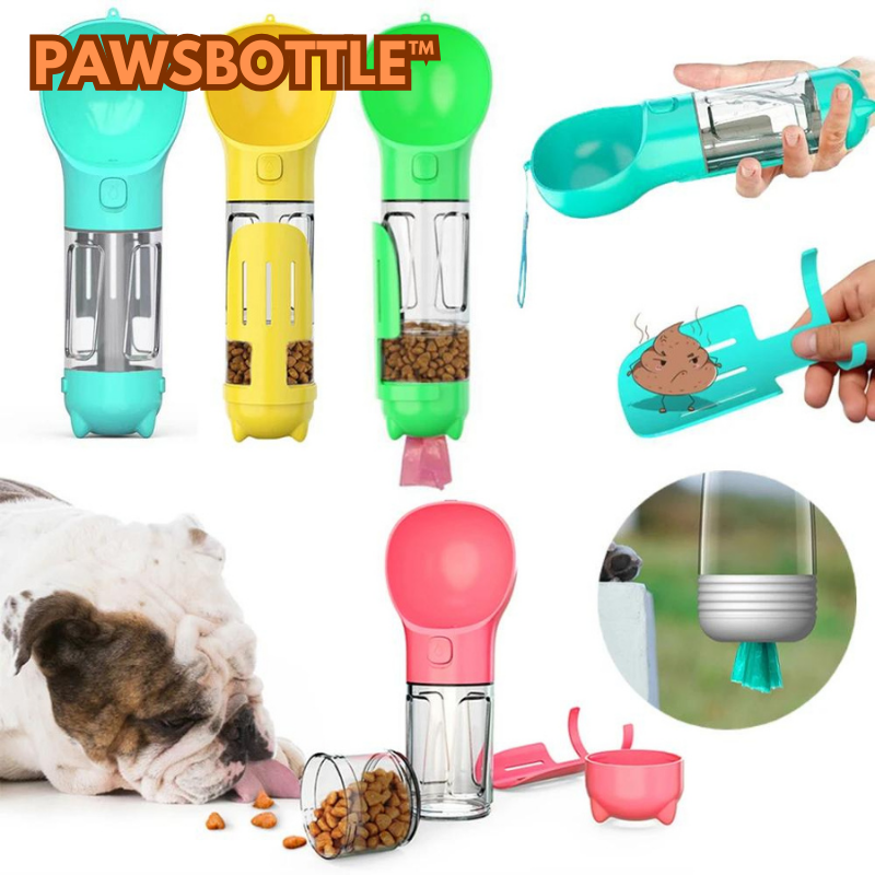 HaustierSipper™ Tragbare 3-in-1-Hundeflasche