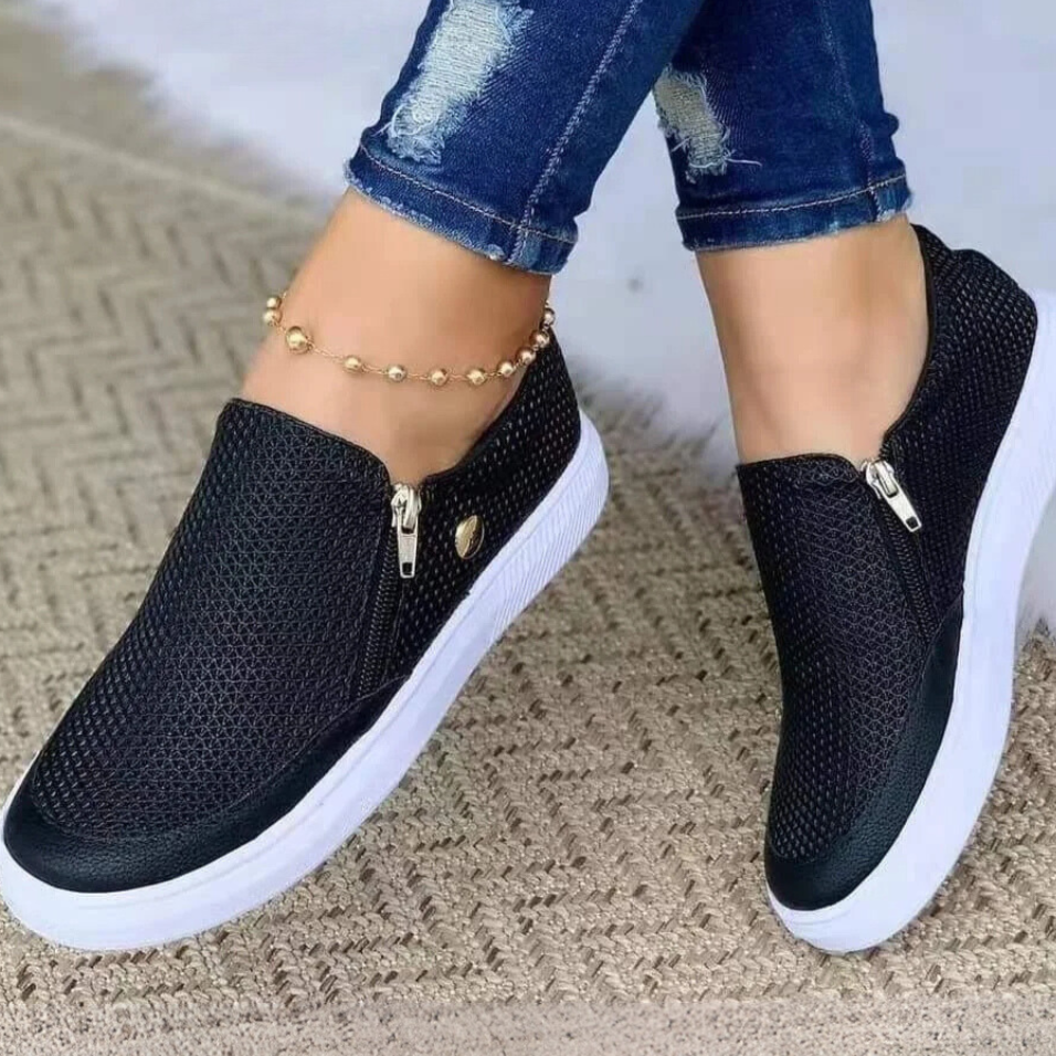 Women’s Orthopedic Shoes | Bertha™ | Zipper Design | Lightweight Comfort & Arch Support