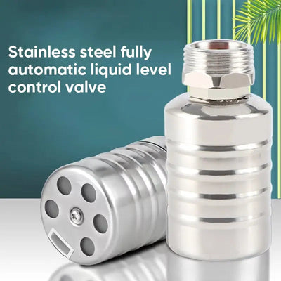 Mini Schwimmerventil Edelstahl | Automatische Wasserregulierung | Für Regentonnen & Wassertanks