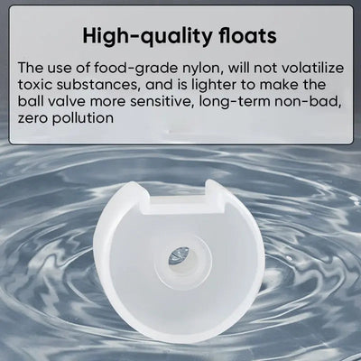 Mini Schwimmerventil Edelstahl | Automatische Wasserregulierung | Für Regentonnen & Wassertanks