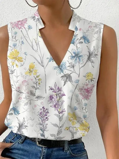 BellaSoft™ – Weiches Damen Sommertop mit V-Ausschnitt