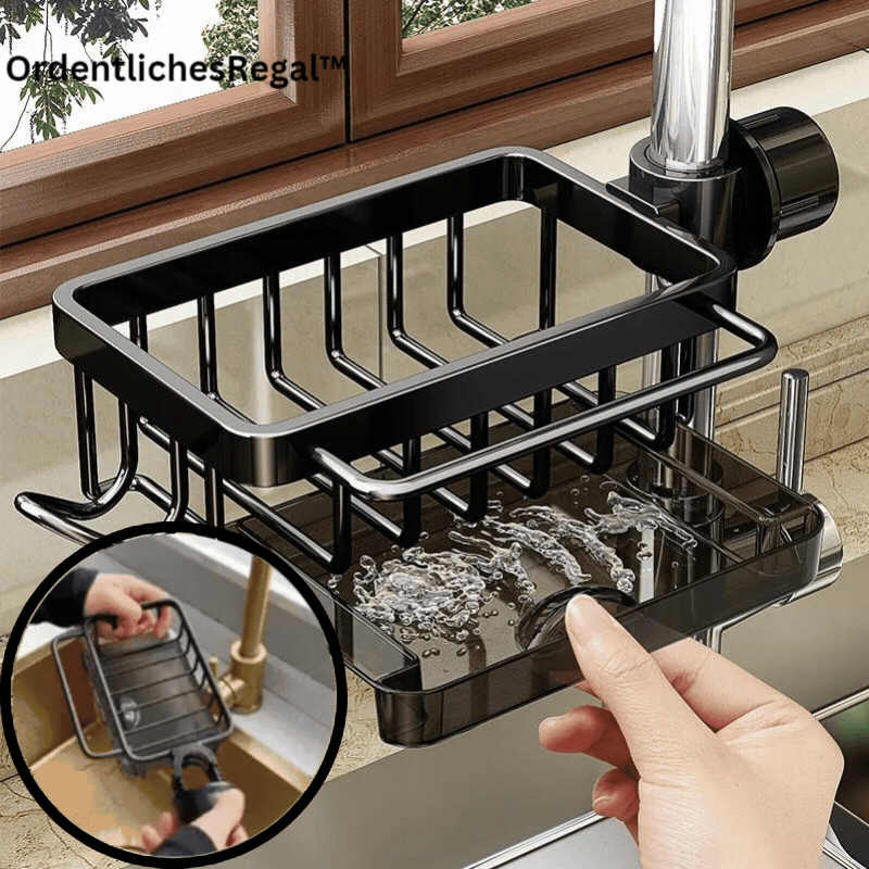 OrdentlichesRegal™ Aluminium-Spülbecken-Organizer