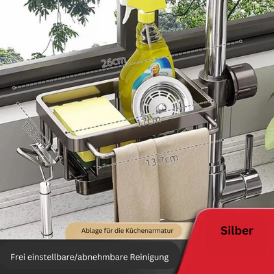 OrdentlichesRegal™ Aluminium-Spülbecken-Organizer