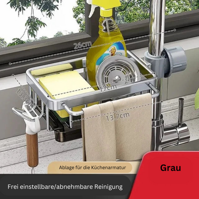 OrdentlichesRegal™ Aluminium-Spülbecken-Organizer