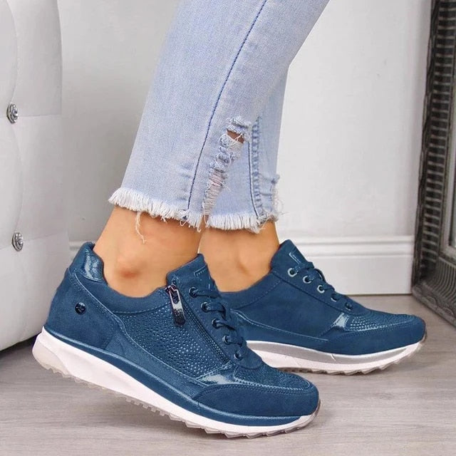 Orthopädische Sneakers mit Reißverschluss