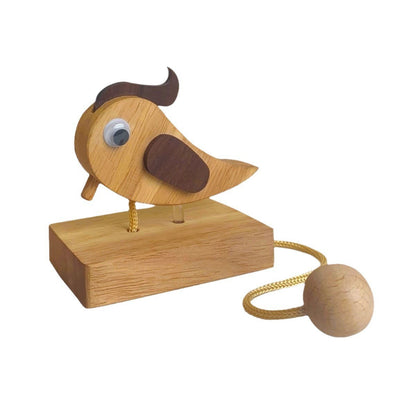 Specht Türklingel | Handgefertigtes Holzdesign | Nostalgisch & Kinderfreundlich