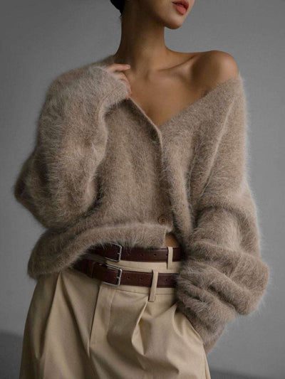 Augusta™ Kuschelig warme Komfort-Strickjacke