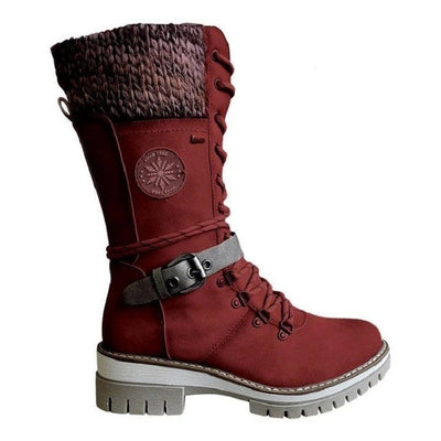 Luzie™ Wintertaugliche wasserdichte Knie-Schneestiefel