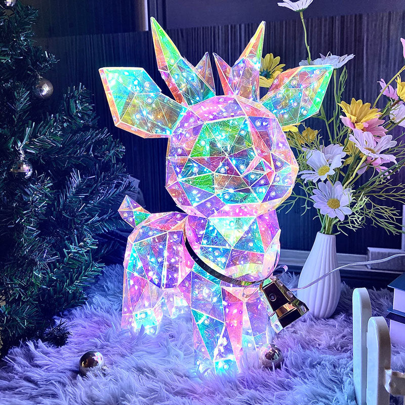 🎅 Früher Weihnachtsverkauf 🎅✨Reguläre Weihnachts-Hologramm-Figur für Innen- und Außenbereich mit Fernbedienung