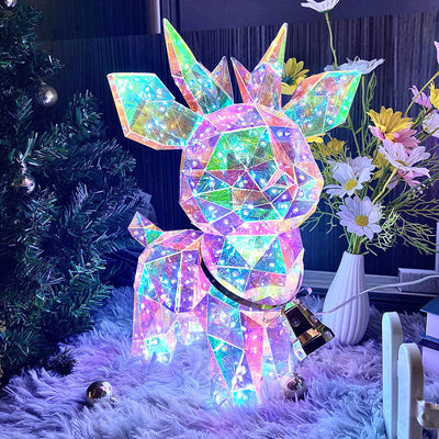 🎅 Früher Weihnachtsverkauf 🎅✨Reguläre Weihnachts-Hologramm-Figur für Innen- und Außenbereich mit Fernbedienung