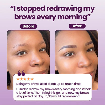 2+2 Gratis | Augenbrauen Tattoo Gel | Einfach auftragen & abziehen | Semi-permanent bis 3 Tage | Natürlicher Look, langanhaltend