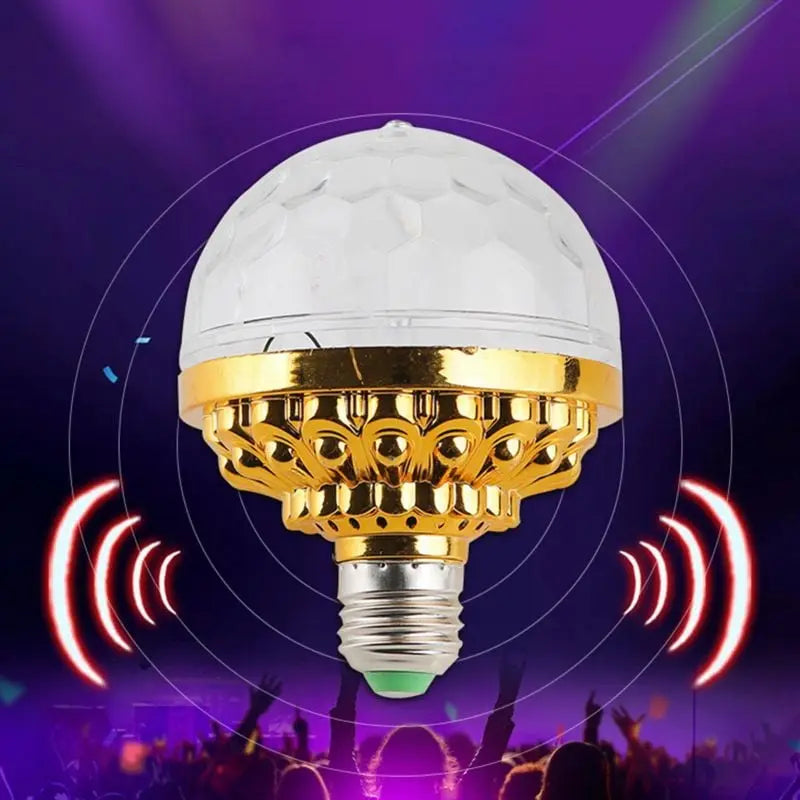 RGB LED Glühbirne | Rotierend | Disco & Party Lampe | E27 Fassung | Strobe-Effekt
