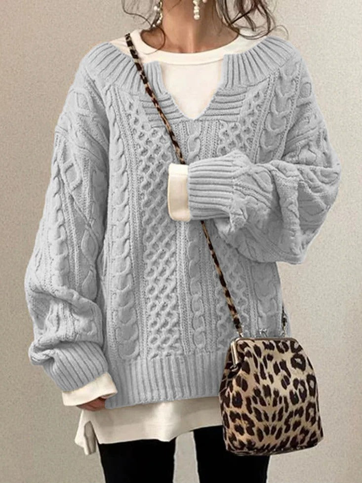 Gracia | Weicher Langarm-Pullover mit femininer Passform